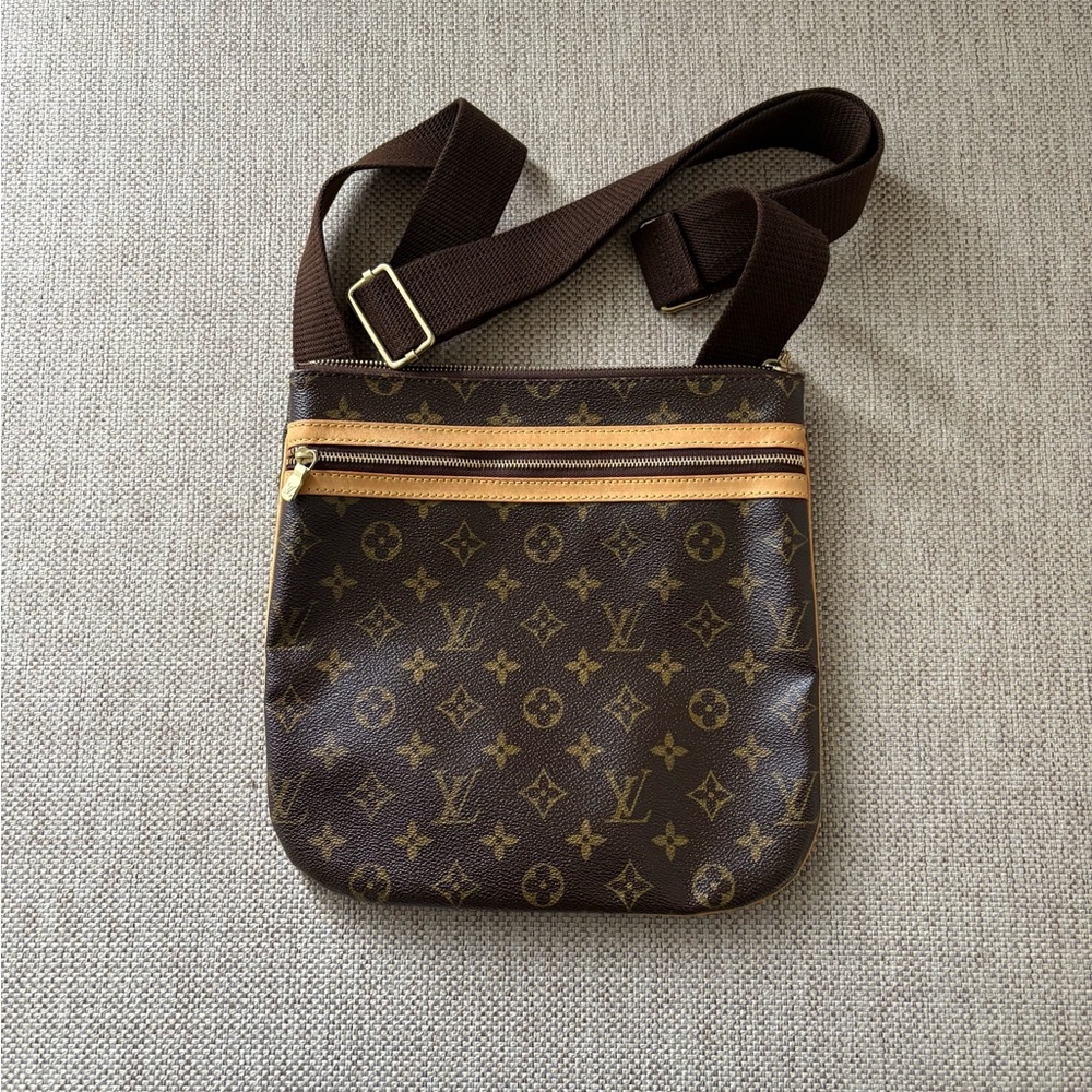Louis Vuitton Brown Monogram Pochette Bosphore crossbody